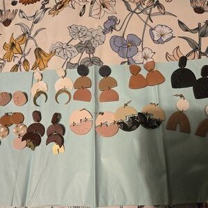Assorted Handmade Clay Earrings